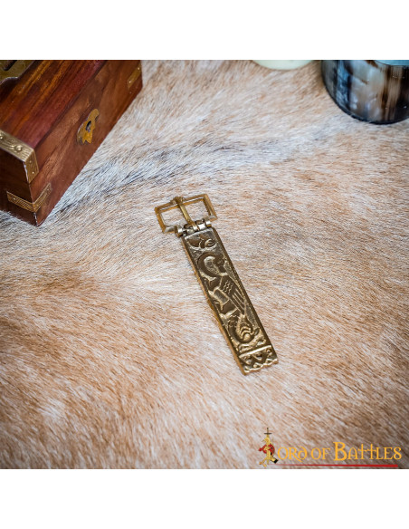 Lunga fibbia per cintura vichinga in...