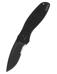 Coltello da tasca Kershaw Blur Black, seghettato