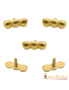 Set di 5 ornamenti a sfera per vestiti, pelle o borse 2
