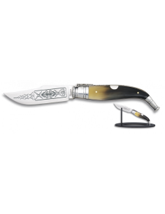 Rasoio classico Deluxe decorato (lama: 10 cm.)