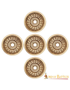 Set di 5 ornamenti di corona d'alloro per vestiti, pelle...