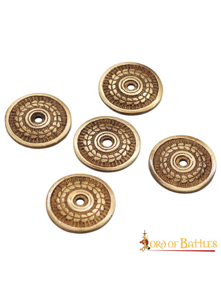 Set di 5 ornamenti di corona d'alloro...