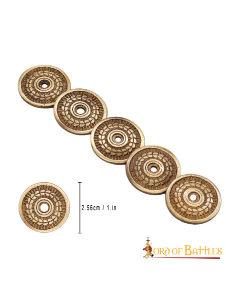 Set di 5 ornamenti di corona d'alloro...