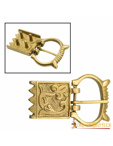 Fibbia e finitura floreale per...