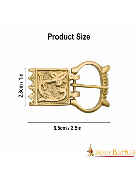 Fibbia e finitura floreale per...
