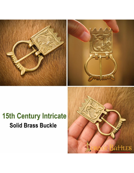 Fibbia e finitura floreale per...