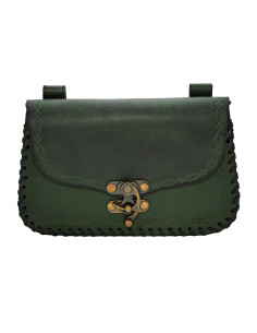 Borsa dello Stregone Medievale, tipo marsupio, in pelle -...