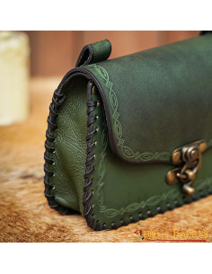 Borsa dello Stregone Medievale, tipo marsupio, in pelle -... 2