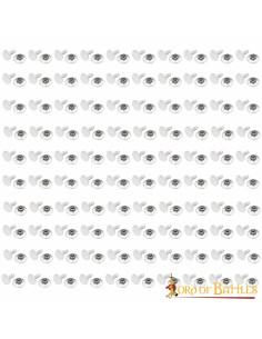 Set di 100 bottoni, tipo rivetto, in nickel 2