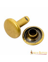 Set di 100 bottoni, tipo rivetto, in ottone