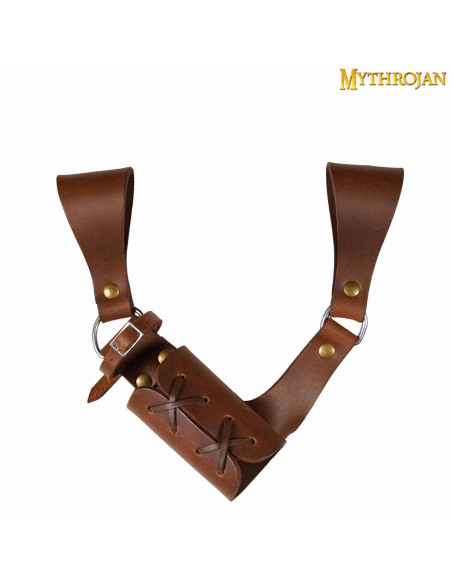 Tahalí marrone per le spade, mano destra