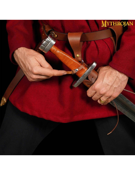 Tahalí marrone per le spade, mano destra