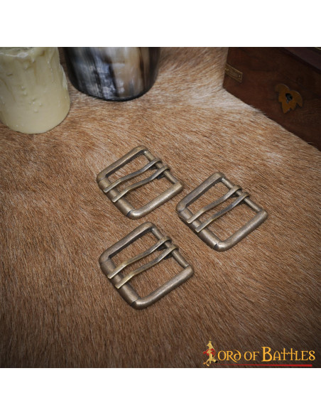 Set di 3 fibbie per cinture vintage a...