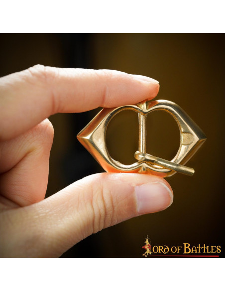 Set di 5 fibbie in ottone per cinghie...