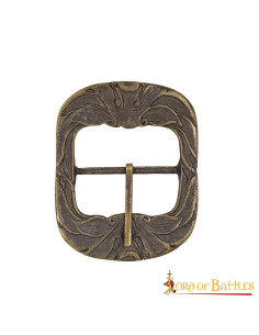 Set di 3 fibbie per cinture medievali invecchiate 2