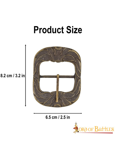 Set di 3 fibbie per cinture medievali...