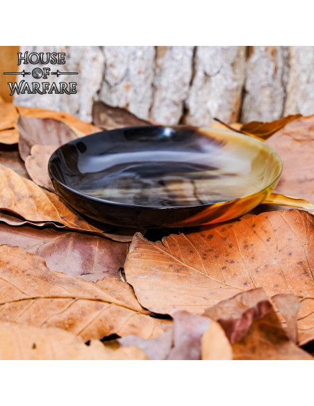 Piatto medievale in corno corno (15 cm.)