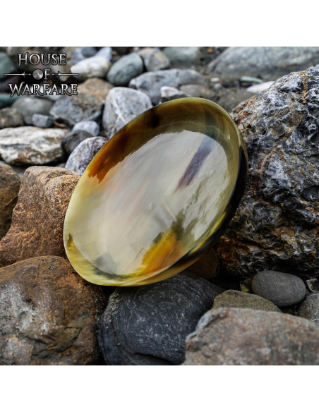 Piatto medievale in corno corno (15 cm.)