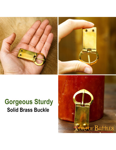 Fibbia medievale per cinture d'epoca...