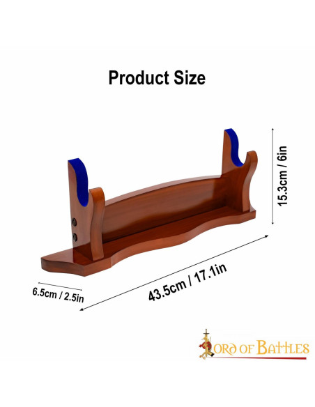 Supporto in legno per katana, ascia o...