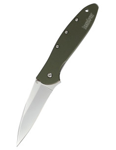 Coltello tascabile Kershaw Leek, verde oliva