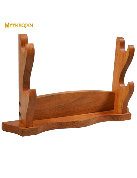 Supporto da tavolo in legno per 2 armi