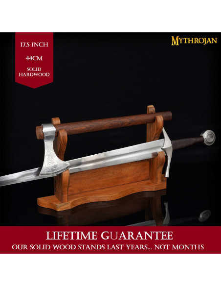 Supporto da tavolo in legno per 2 armi