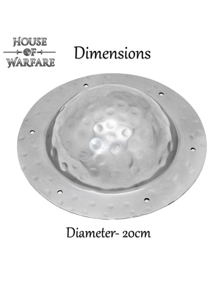 Umbo d'argento per scudi vichinghi in...