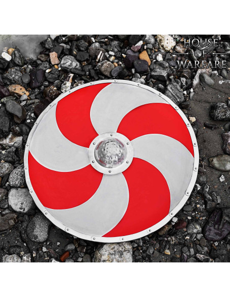 Umbo d'argento per scudi vichinghi in...