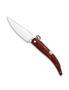 Coltello tascabile classico con anello, resistenza rossa