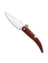Coltello tascabile classico con anello, resistenza rossa