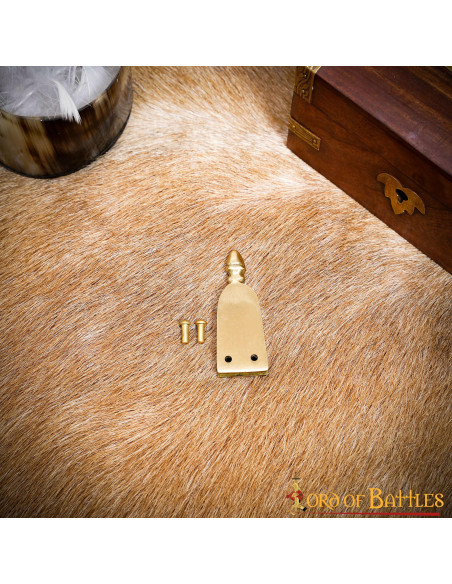 Chiusura cintura medievale in ottone...