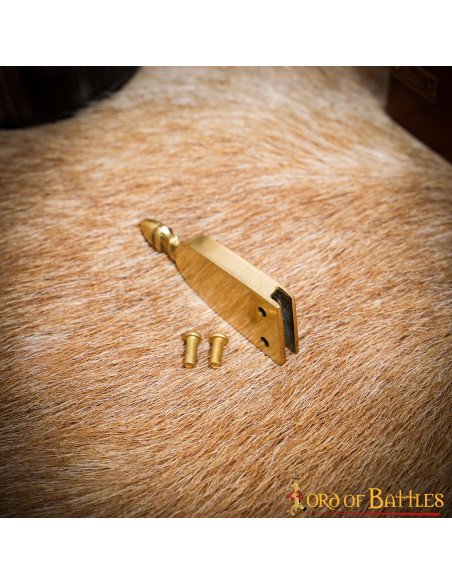 Chiusura cintura medievale in ottone...