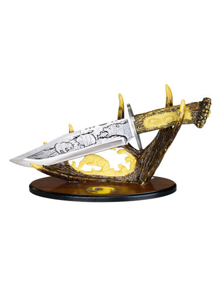 Orsetti decorativi con lama e base...