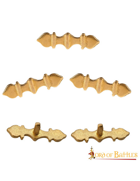 Set di 5 ornamenti in ottone per...