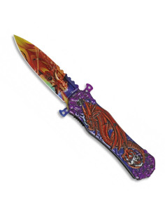 Coltello assistito Albainox dragon fantasy