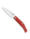 Coltello tascabile pallarés rosso lama in acciaio al carbonio (15,8 cm)