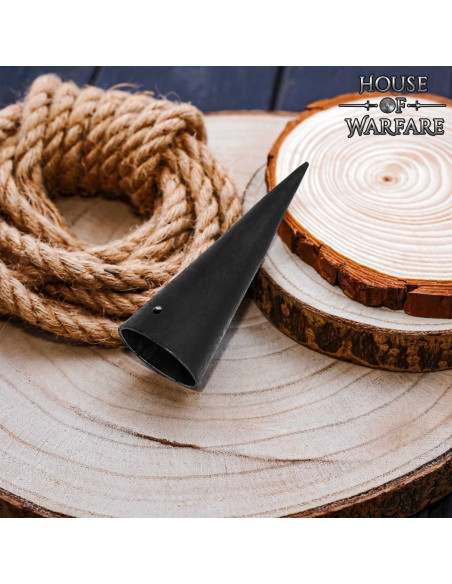 Contera per pilum romano forgiata a mano