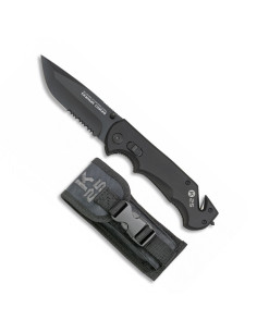 Coltello di sicurezza K25 con fodero, nero