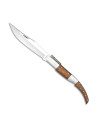 Coltello chiudibile arabo con manico in legno rosso (37,5 cm.)