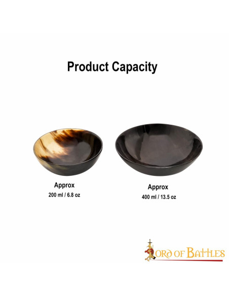 Set 2 ciotole vichingo-medievali da...