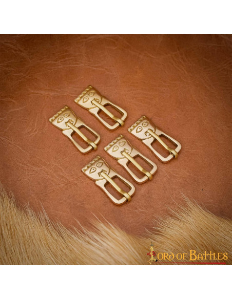 Set di 5 fibbie celtiche o vichinghe...