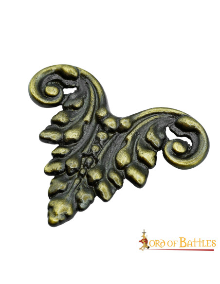 Ornamento floreale medievale per...