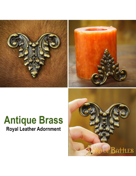 Ornamento floreale medievale per...