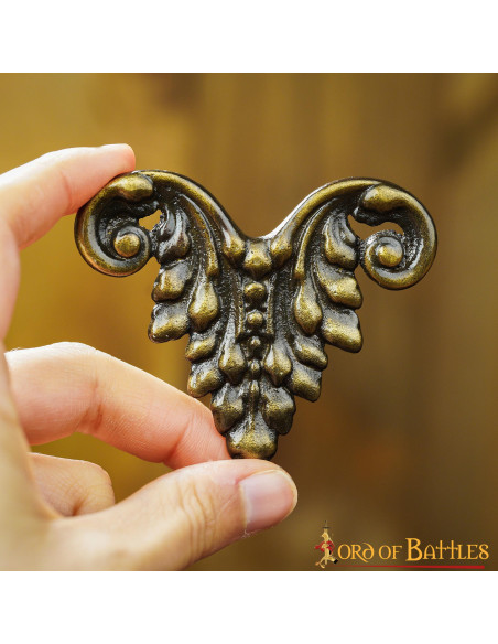 Ornamento floreale medievale per...