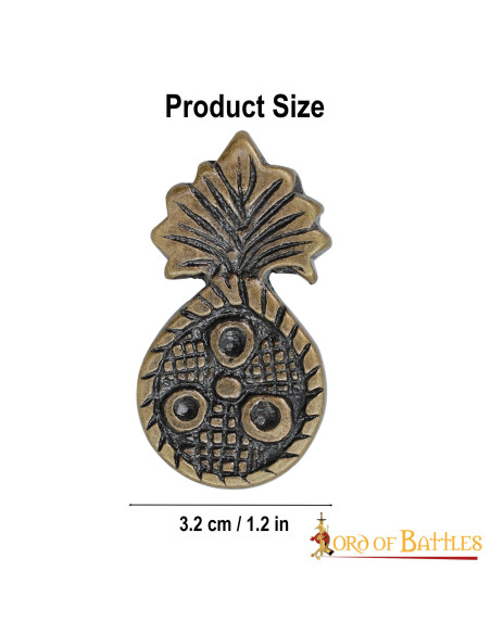 Set di 5 ornamenti di ananas in...