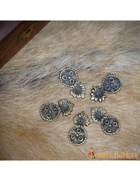 Set di 5 ornamenti di ananas in...