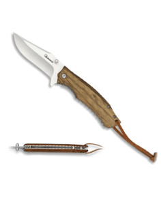 Coltello marca Albainox legno Zebra (18,5 cm.)