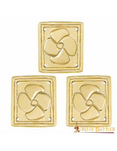 Set 3 ornamenti floreali medievali per le tue cinture 2