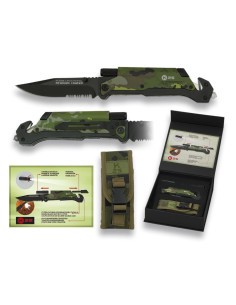 Coltello militare da salvataggio K25 finitura mimetica...